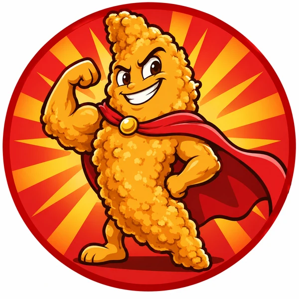 Tendie, cel cartoon logo
